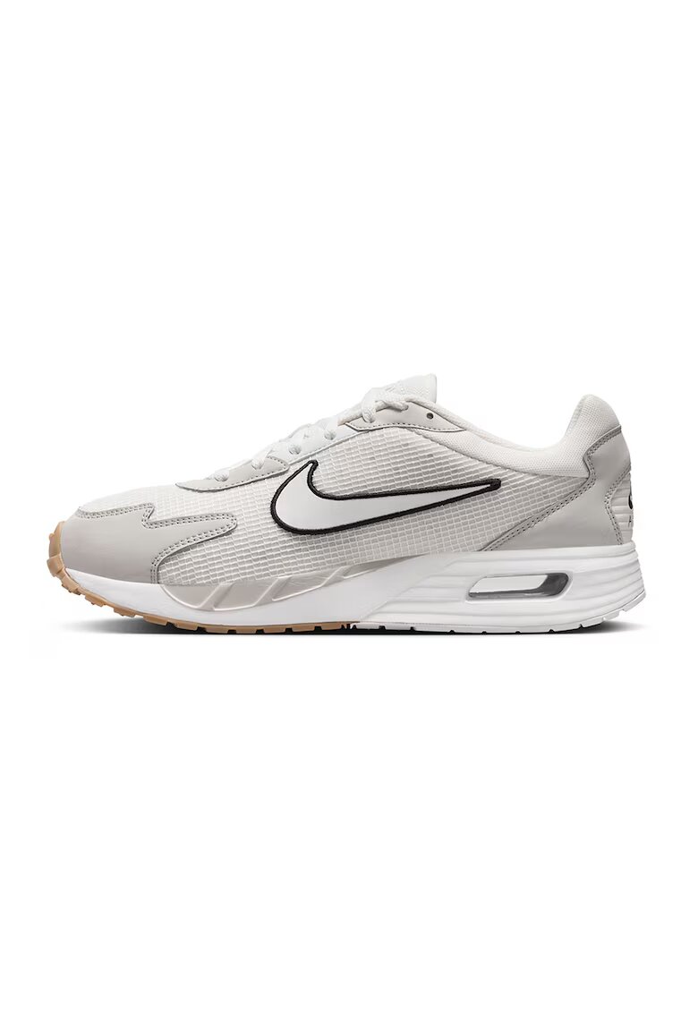 Nike Pantofi sport din material textil cu garnituri din piele ecologica Air Max Solo - Alb/Gri deschis