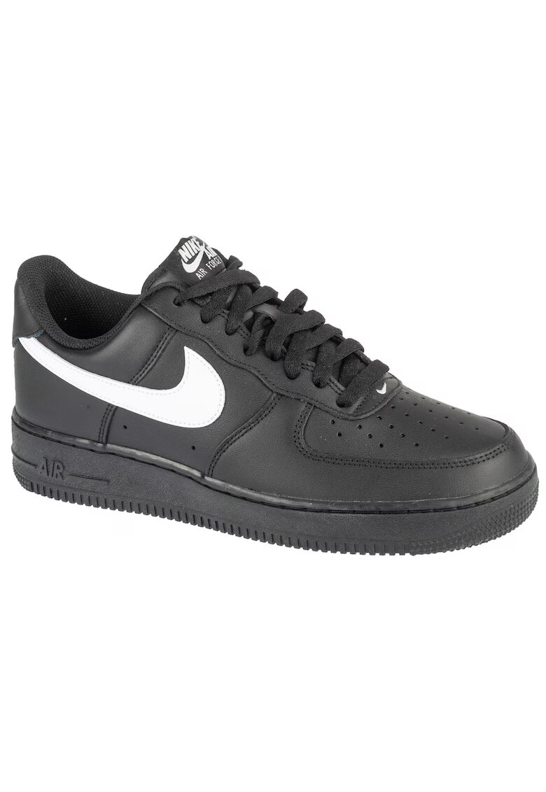 Nike Pantofi sport din piele Air Force - Negru