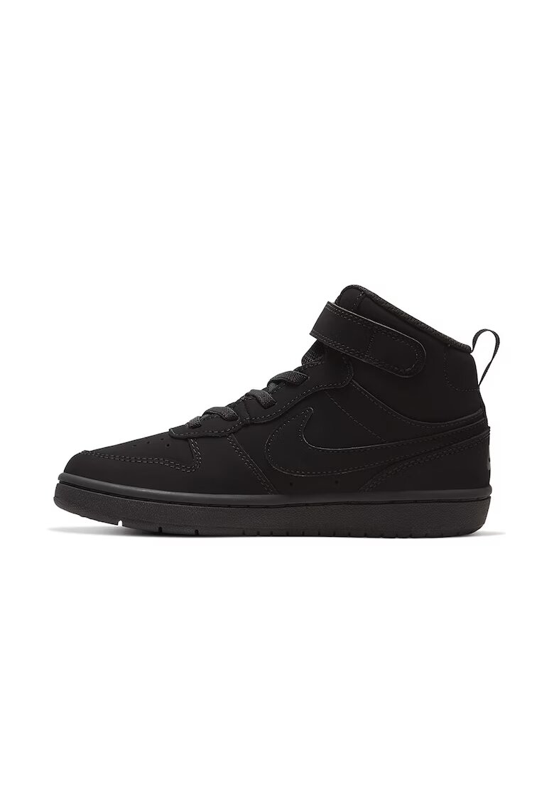Nike Pantofi sport din piele Court Borough 2 - Negru