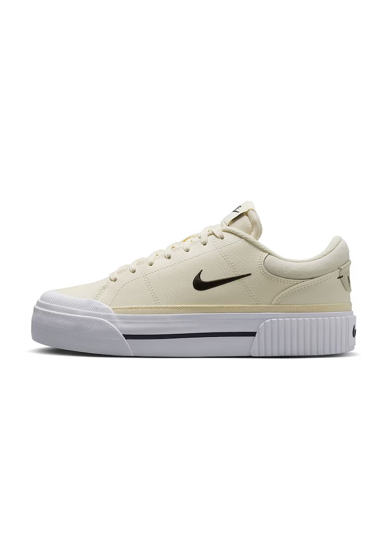 Nike Pantofi sport din piele cu garnituri din material textil Court Legacy - 46794