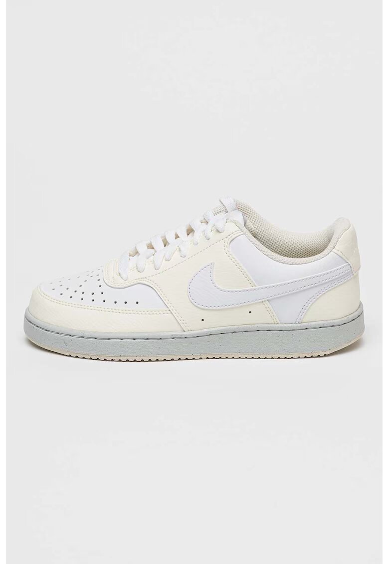 Nike Pantofi sport din piele ecologica Court Vision