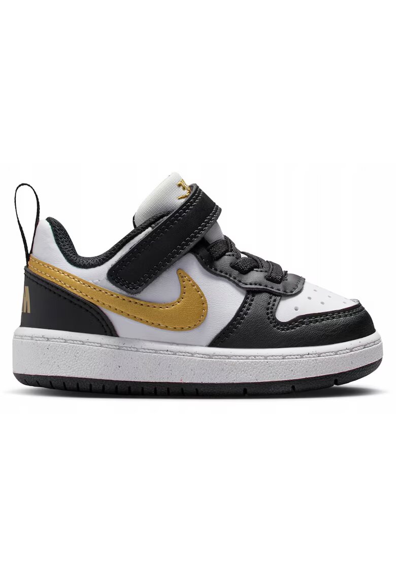 Nike Pantofi sport din piele ecologica cu inchidere velcro Court Borough
