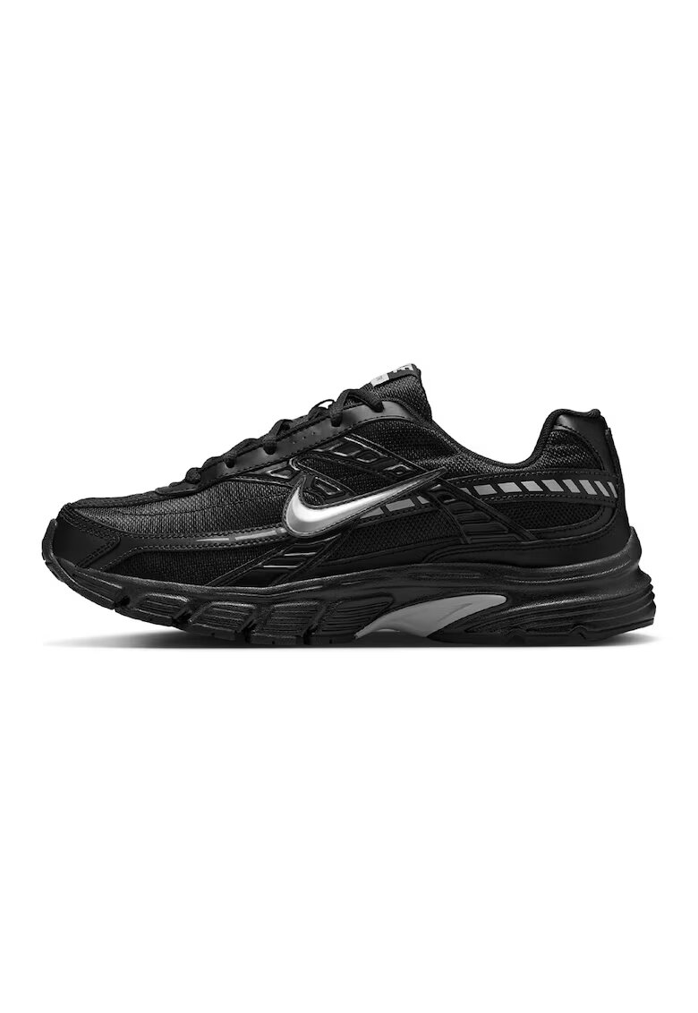 Nike Pantofi sport Initiatior cu insertii din piele - Negru/Argintiu