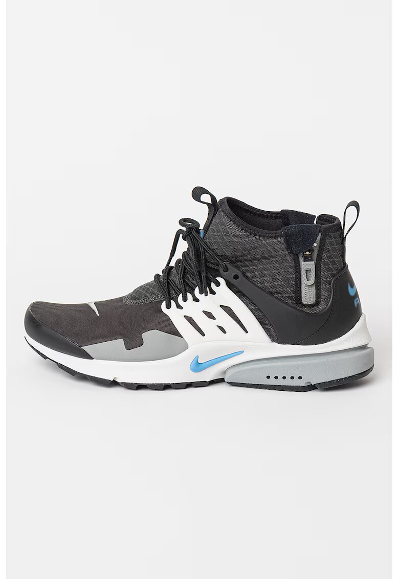 Nike Pantofi sport mid-high slip-on Air Presto - Alb/Negru/Gri