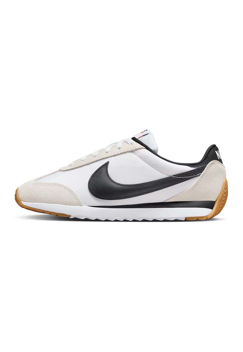 Nike Pantofi sport Pacific cu logo si garnituri de piele intoarsa - Alb/Negru/Bej