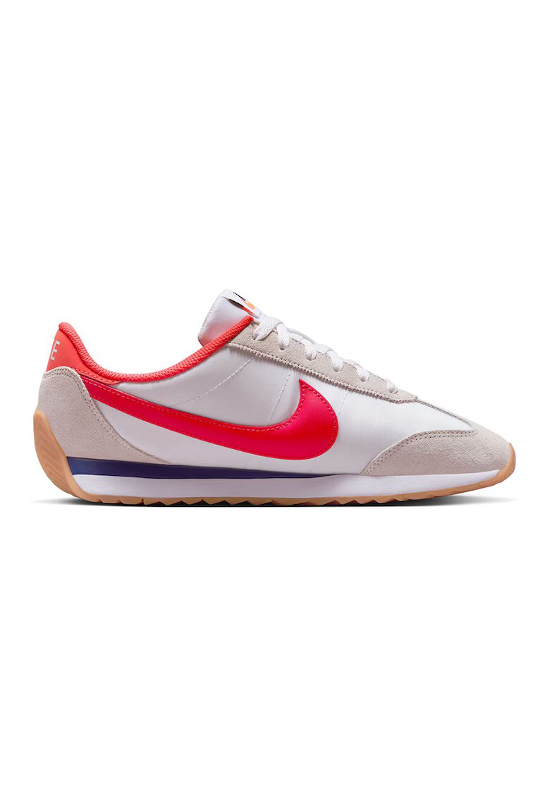 Nike Pantofi sport Pacific cu logo si garnituri de piele intoarsa - Rosu/Alb/Bej