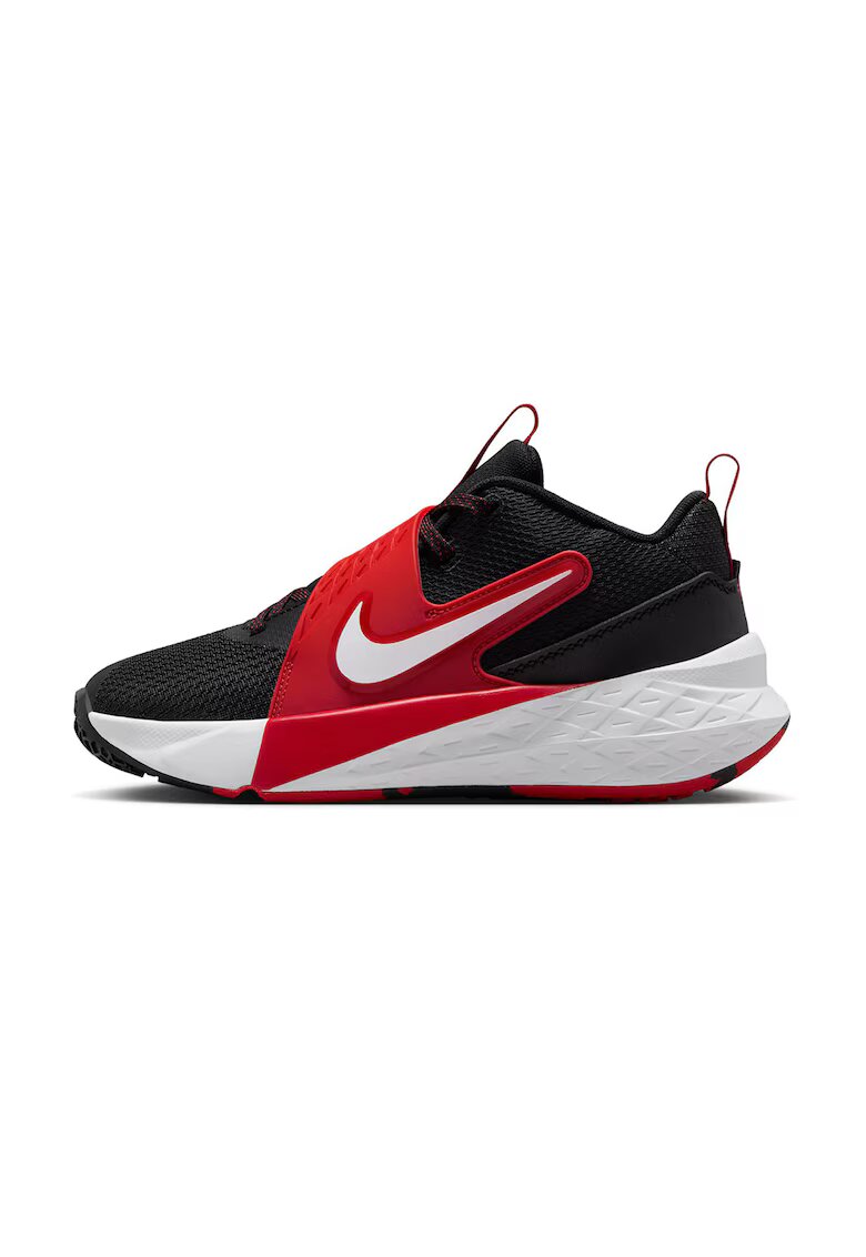 Nike Pantofi Team Hustle D 12 pentru baschet - Rosu/Alb/Negru