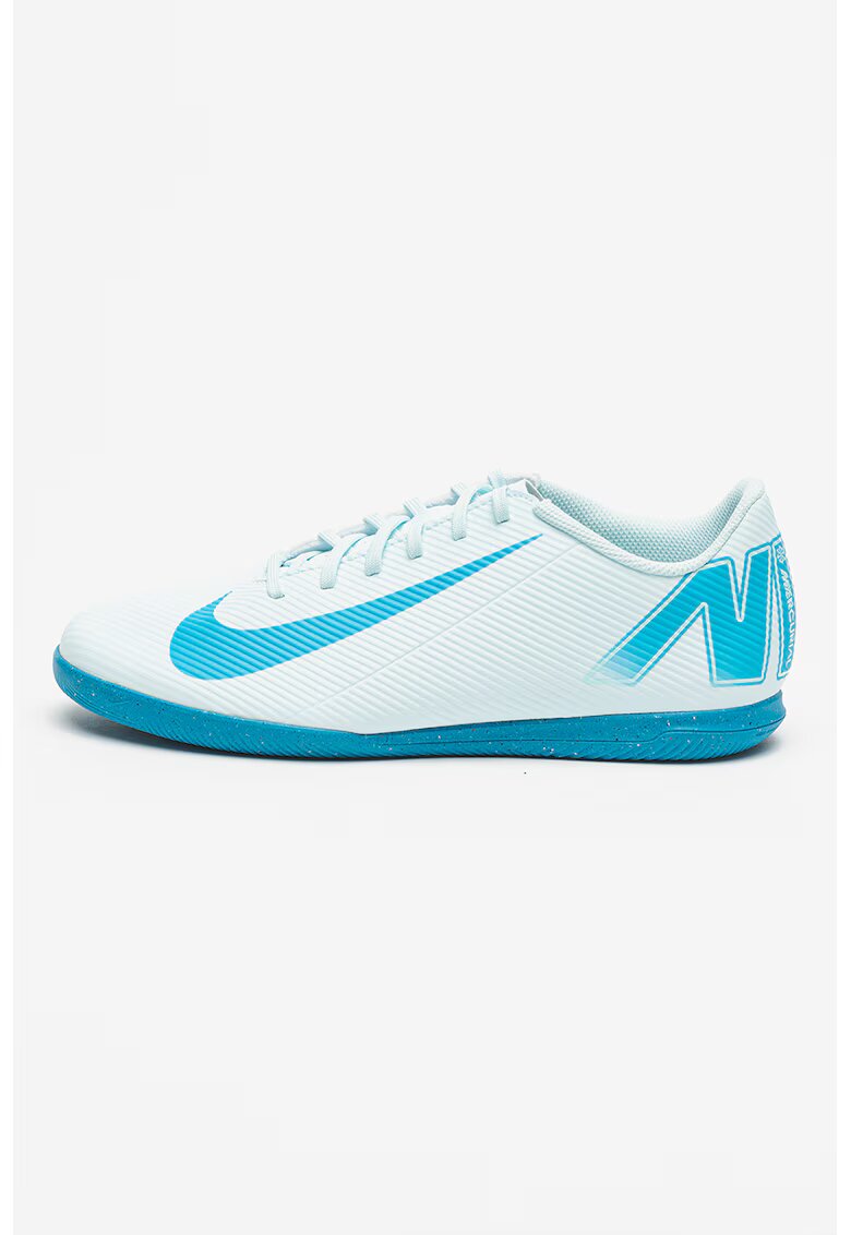 Nike Pantofi Vapor 16 Club din piele ecologica cu imprimeu logo contrastant - pentru fotbal - Albastru glaciar
