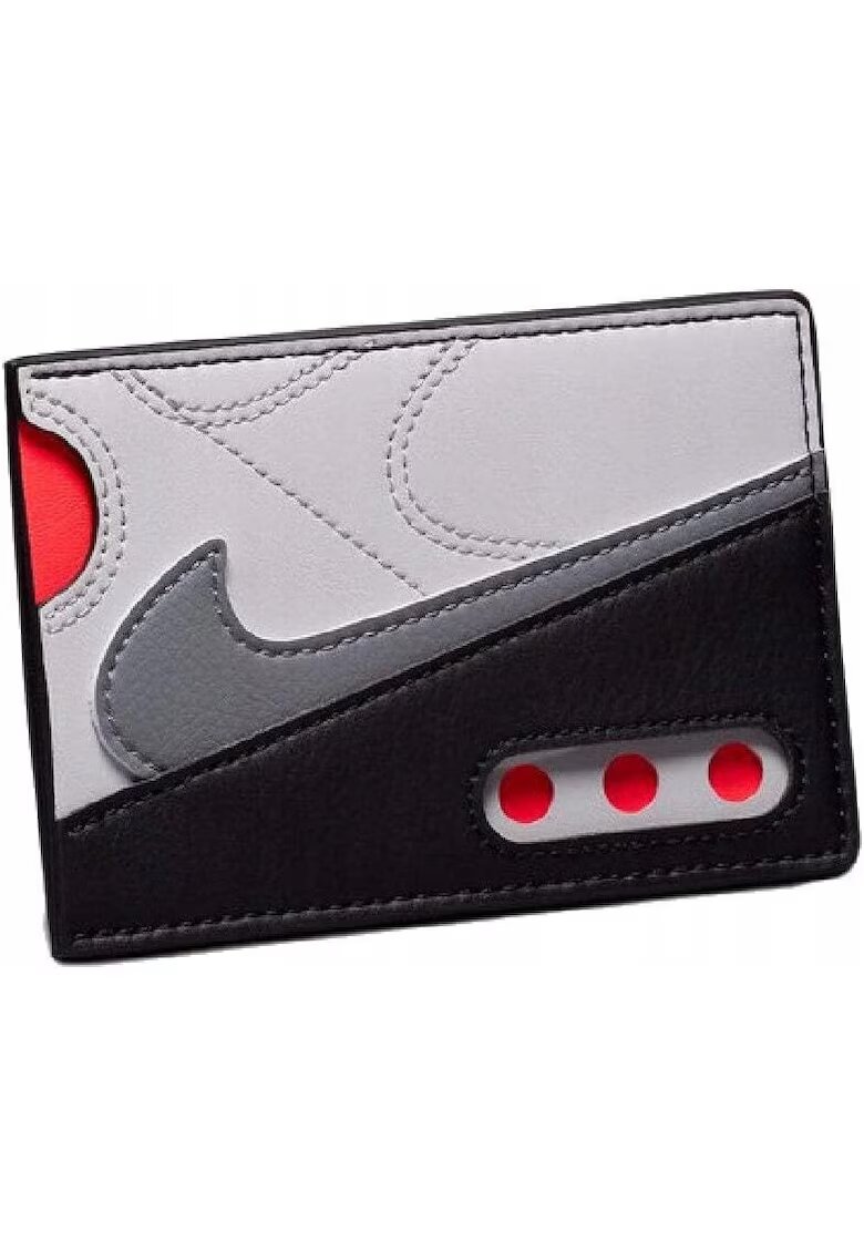 Nike Portofel barbati Air MAX 90 - poliuretan/poliester - 3 compartimente pentru carduri - 12x8.5x0.5cm