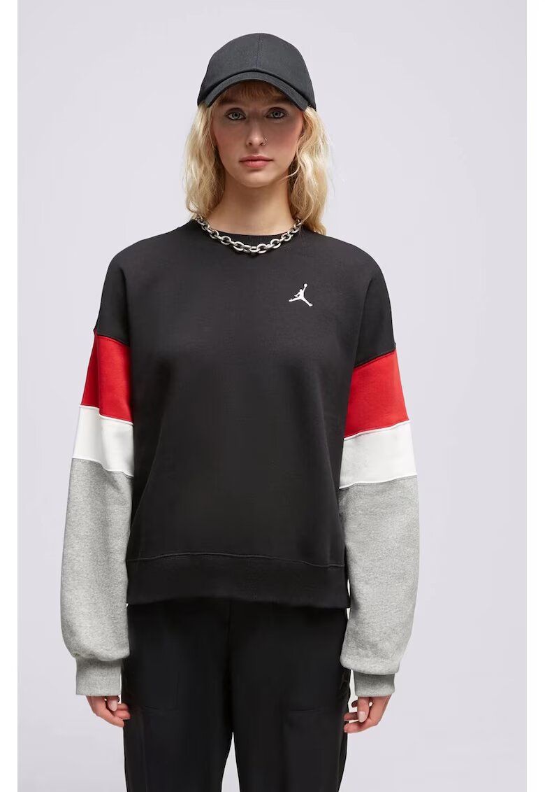 Nike Pulover dama Jordan Brooklyn - negru-alb-rosu - marimea