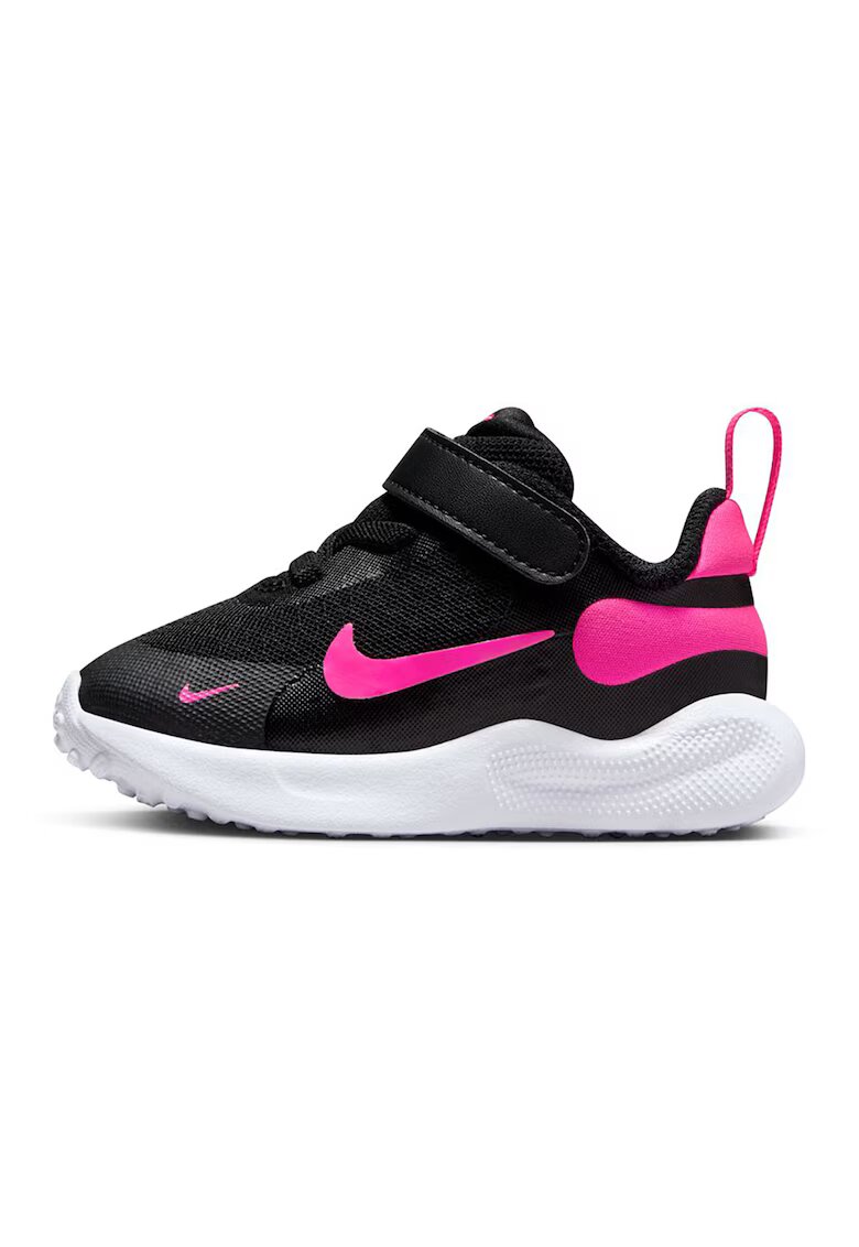 Nike Revolution 7 Pantofi cu velcro - pentru alergare - Negru/Fucsia