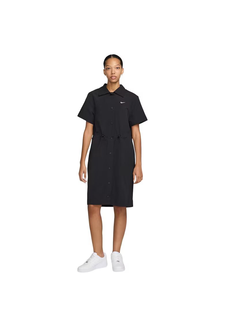 Nike Rochie sport dama Everything Wovens - mini - impermeabila - nylon - negru