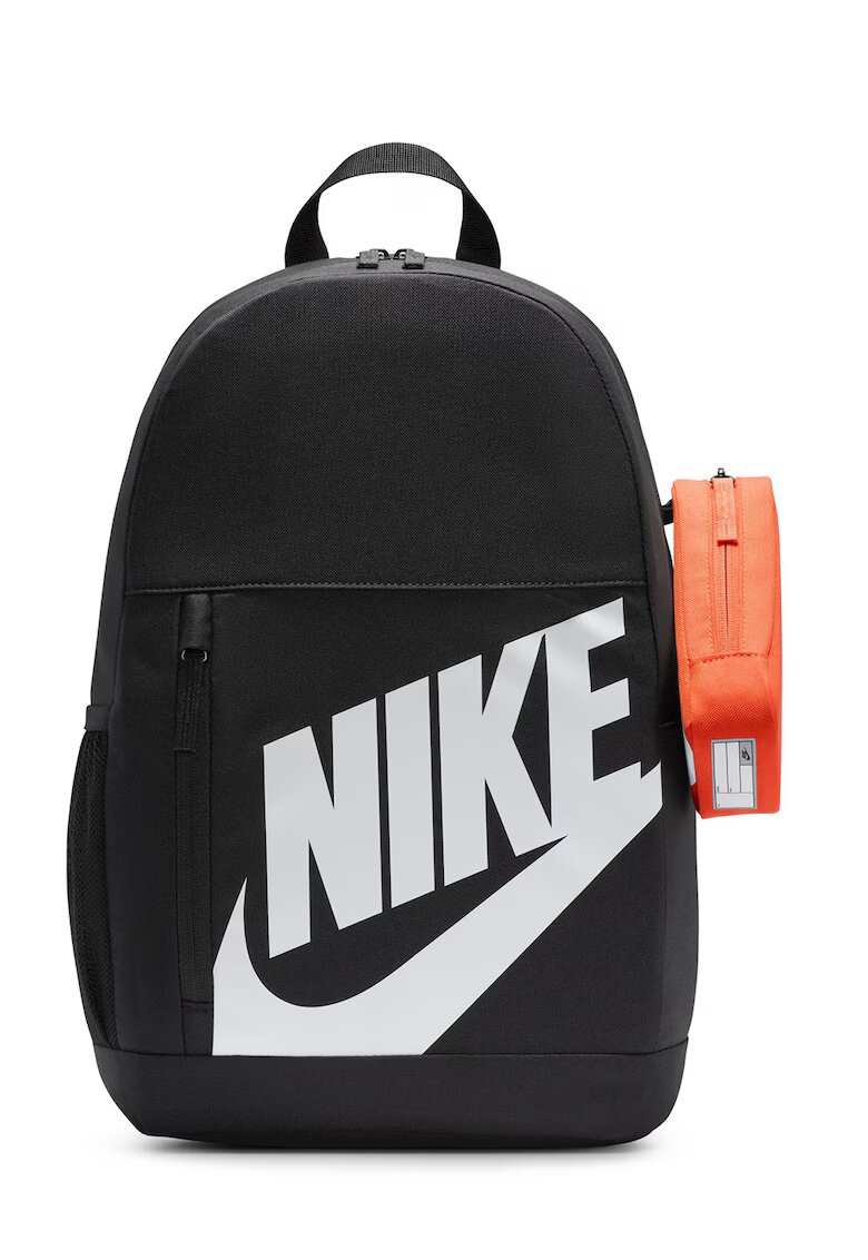 Nike Rucsac cu imprimeu logo si penar - 20 L - Alb/Negru/Portocaliu