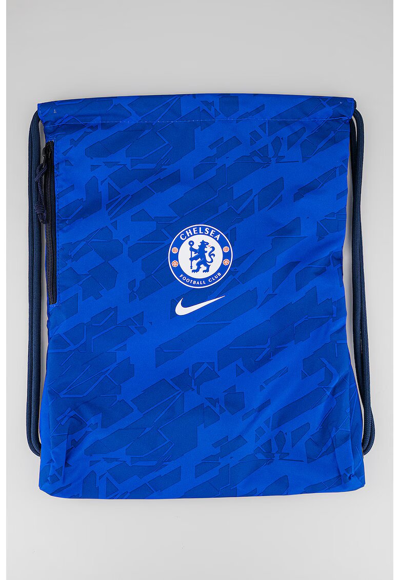 Nike Rucsac din material textil cu snur - pentru fotbal Heritage - Albastru inchis