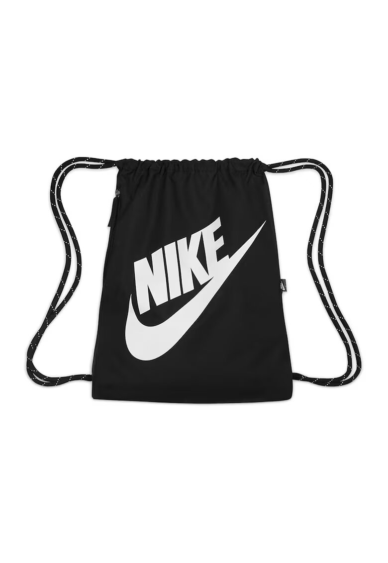 Nike Rucsac unisex cu snur Heritage - Alb/Negru