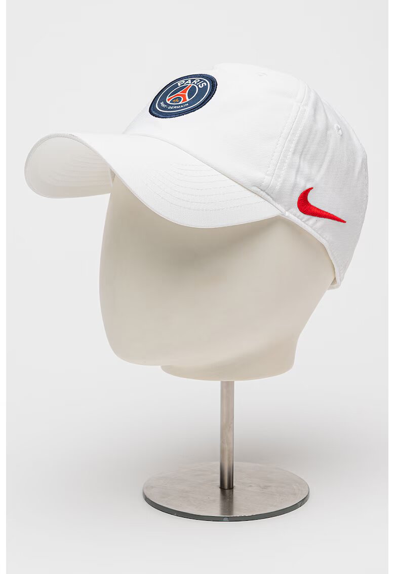 Nike Sapca baseball ajustabila cu logo brodat - Alb optic/Rosu vermillion