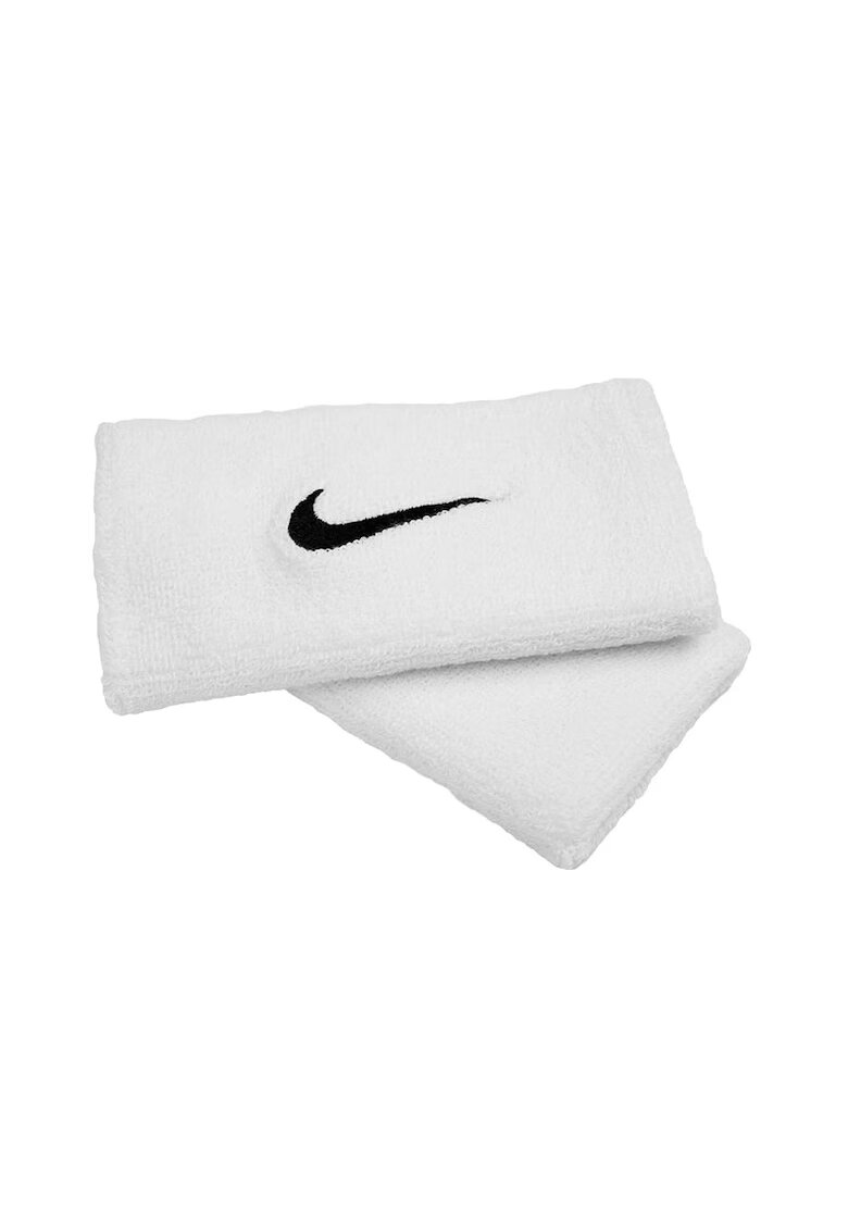Nike Set 2 bandane sport barbati - Bumbac/Poliester - Alb/Negru