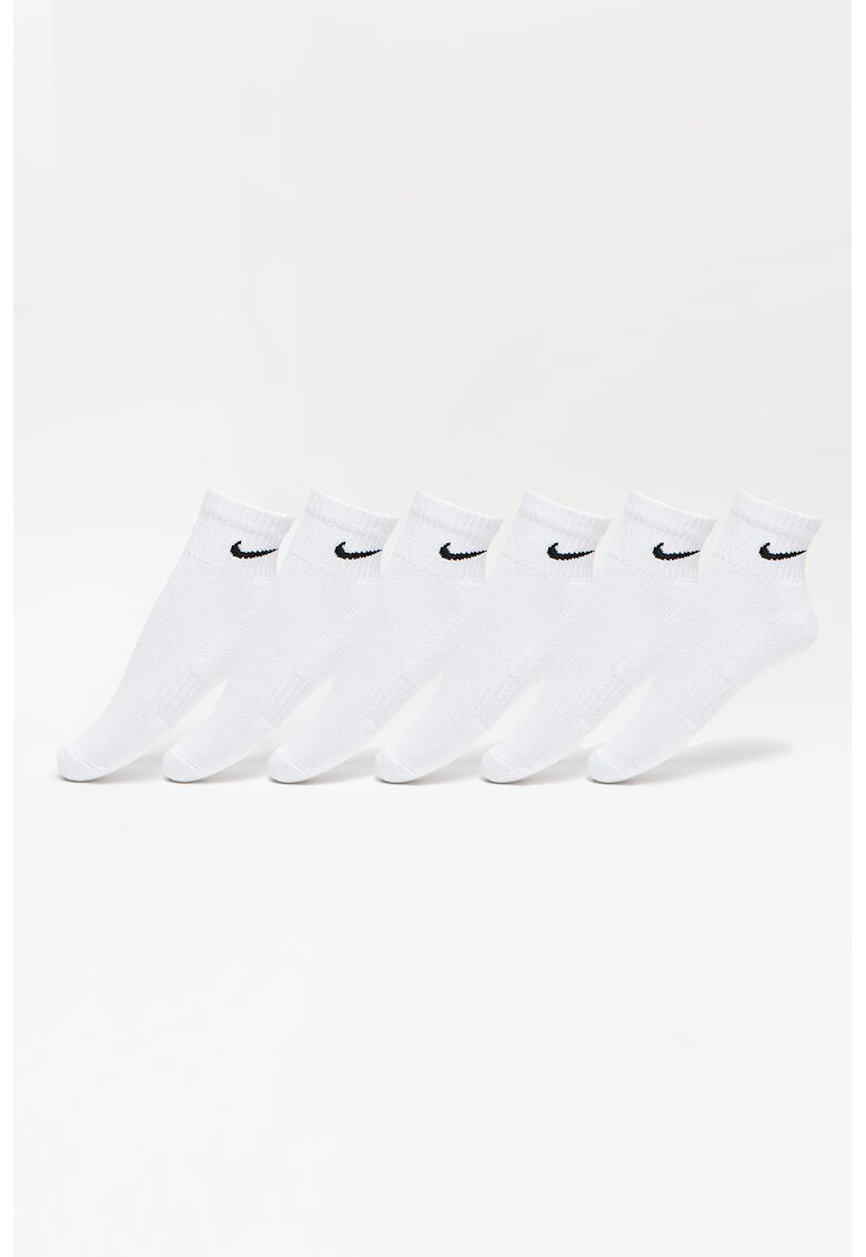 Nike Set de sosete pana la glezna - pentru fitness Everyday - 6 perechi - Alb