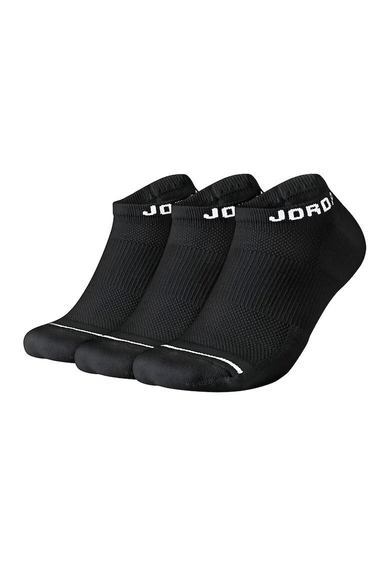 Nike Set de sosete scurte unisex pentru antrenament - 3 perechi - Negru