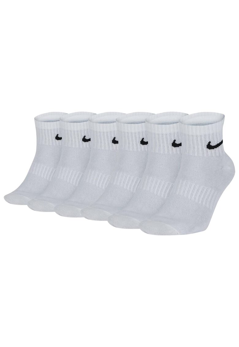 Nike Set de sosete unisex Everyday - 6 perechi - Alb
