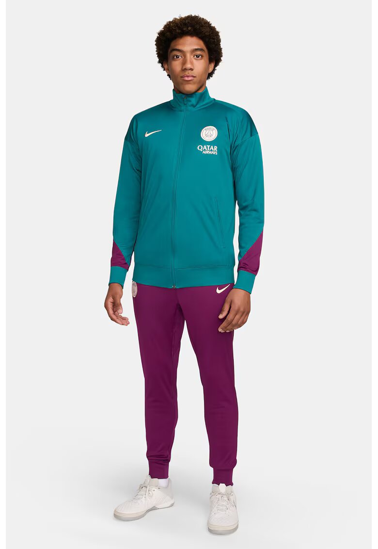 Nike Trening cu logo - pentru fotbal PSG - Visiniu/Verde persan