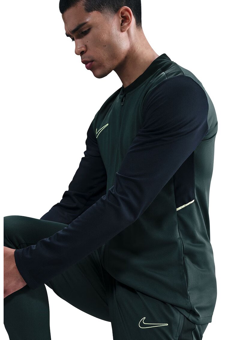 Nike Trening cu tehnologie Dri-Fit si logo - pentru fotbal - Negru/Verde persan