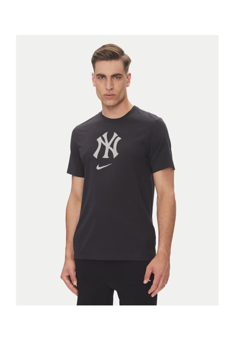 Nike Tricou barbati 034J-4FA-NK-L84 - Bumbac - Bleumarin - Bleumarin