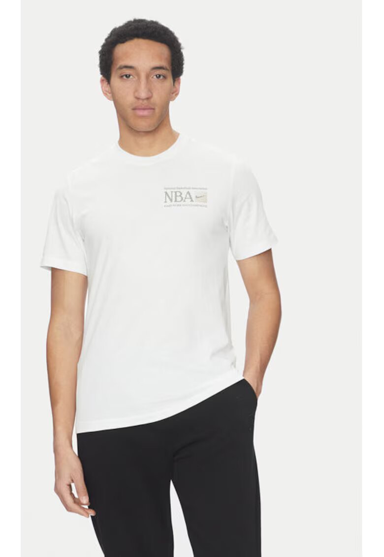 Nike Tricou barbati - 305365354 - Bumbac - Alb - Alb