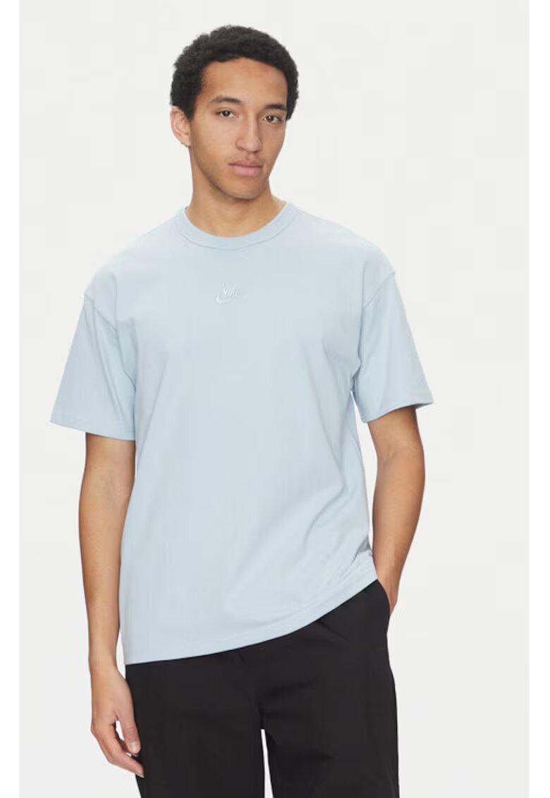 Nike Tricou barbati - 305365606 - Bumbac - Albastru - Albastru