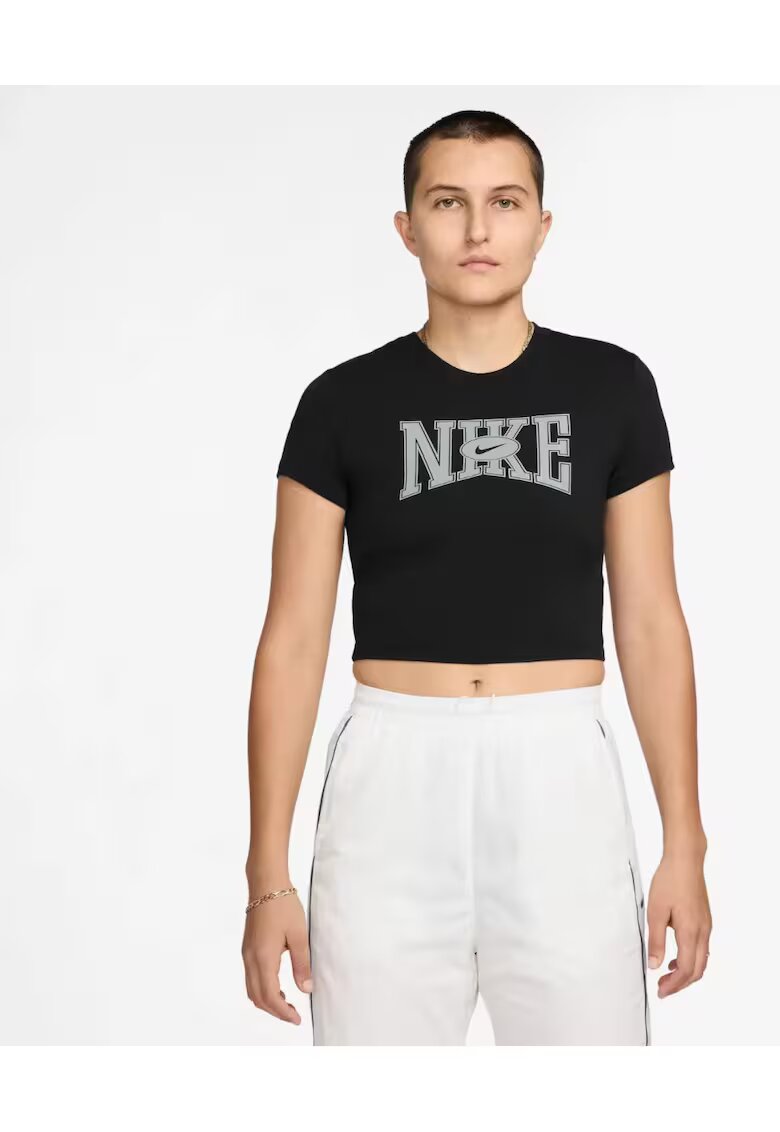 Nike Tricou crop cu logo