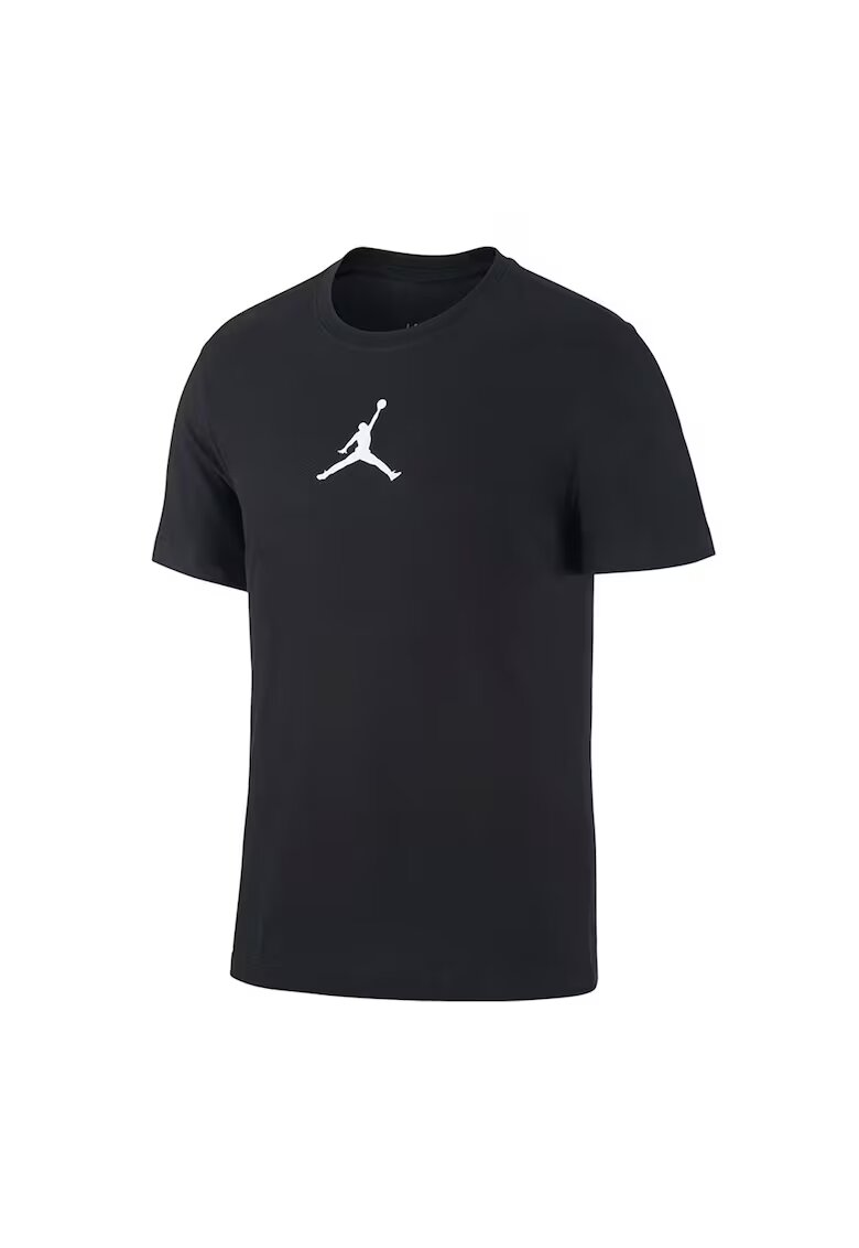 Nike Tricou cu decolteu la baza gatului si logo Jordan Jumpman - Negru