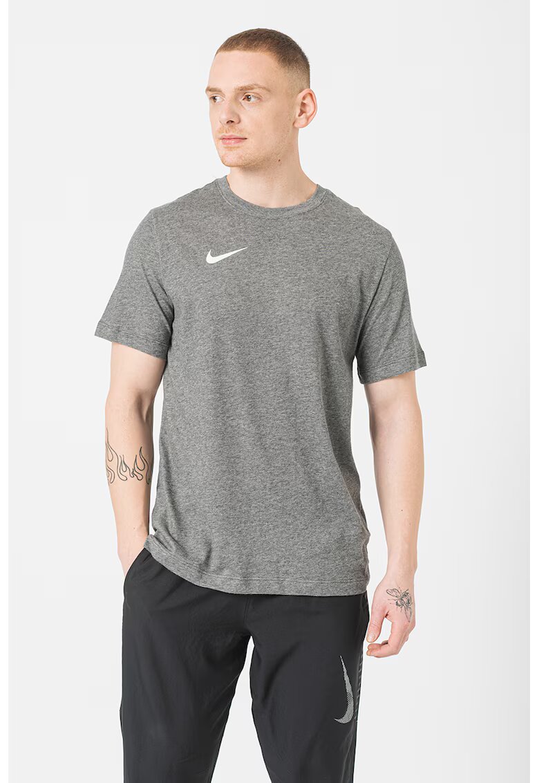 Nike Tricou cu detaliu logo si tehnologie Dri-FIT pentru fotbal Park20 - Gri melange