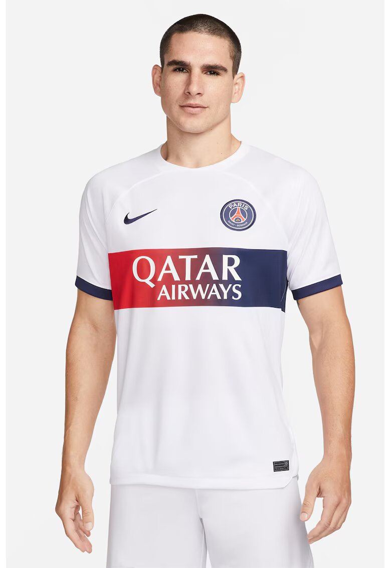 Nike Tricou cu imprimeu pentru fotbal PSG - Rosu/Alb/Bleumarin