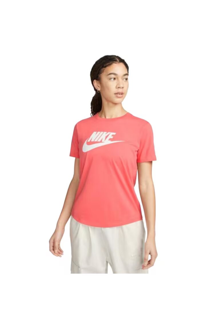 Nike Tricou dama - Sportswear - Bumbac/Poliester - Portocaliuasd - Portocaliu