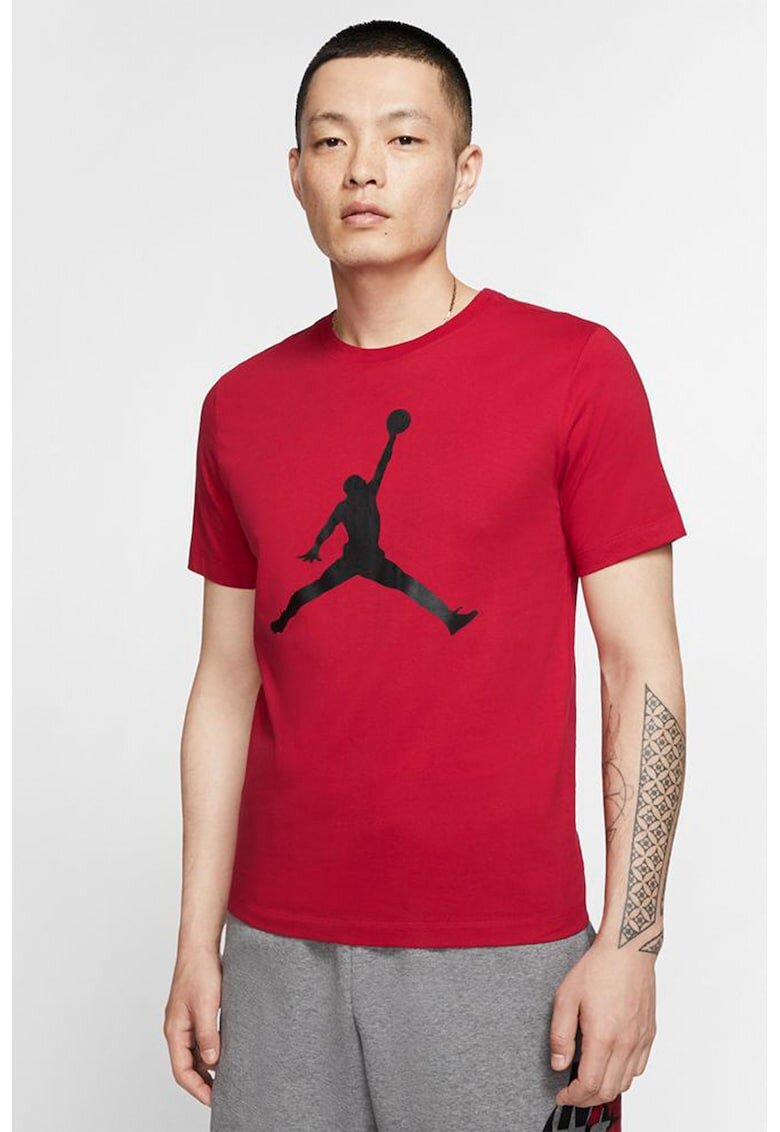 Nike Tricou de bumbac cu imprimeu logo Jordan Jumpman - Rosu