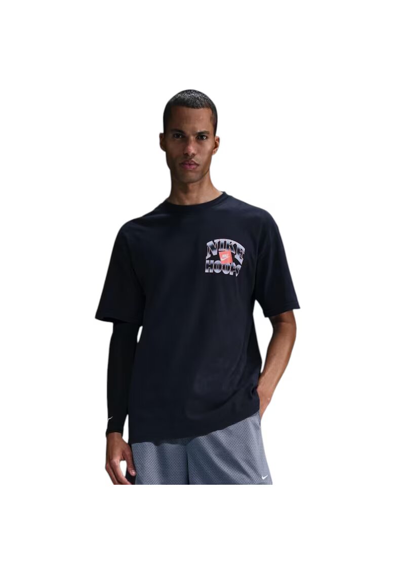 Nike Tricou M90 Hoops 46743 - Negru