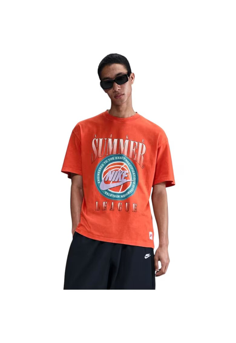 Nike Tricou M90 Summer League 46738 - Portocaliu