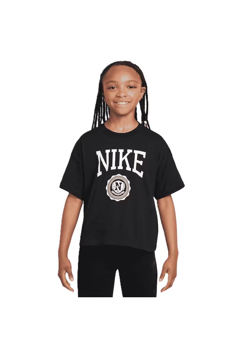 Nike Tricou pentru Baieti - g nsw tee graphic star - HM6303-010 - Negru - Negru