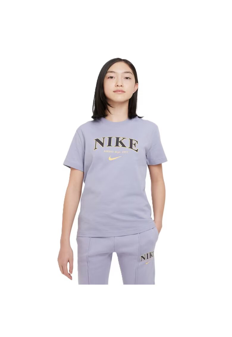 Nike Tricou pentru Baieti - g nsw trend bf tee prnt - FD0888-519 - 170 CM - Albastru