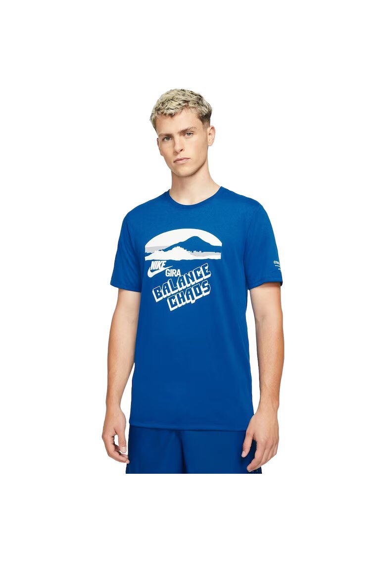 Nike Tricou pentru barbati Gyakusou Nrg Graphic 3 - echipa regala - Albastru