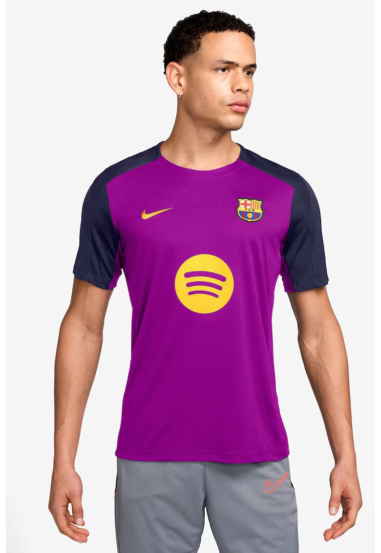 Nike Tricou pentru fotbal FCB - Violet/Bleumarin