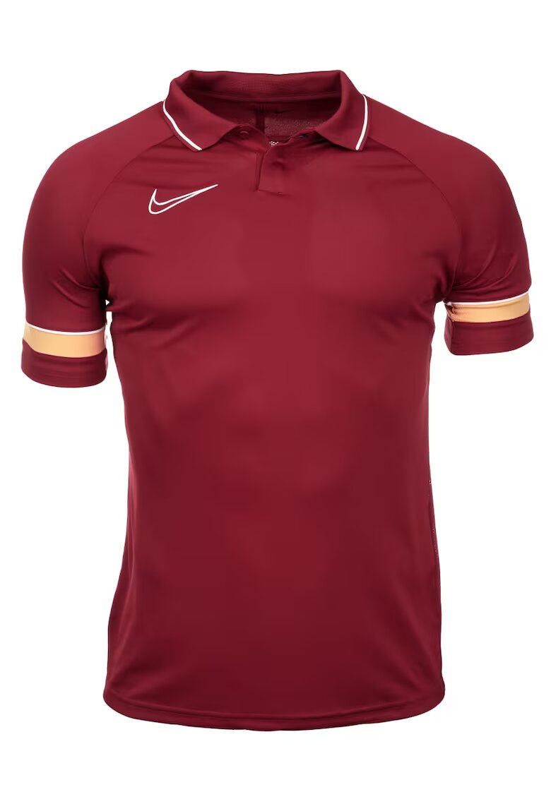 Nike Tricou polo DF Academy 21 - Poliester - Rosu/Alb -