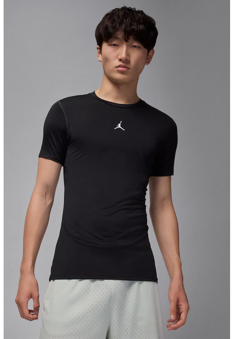 Nike Tricou slim-fit cu logo - pentru baschet Jordan - Negru