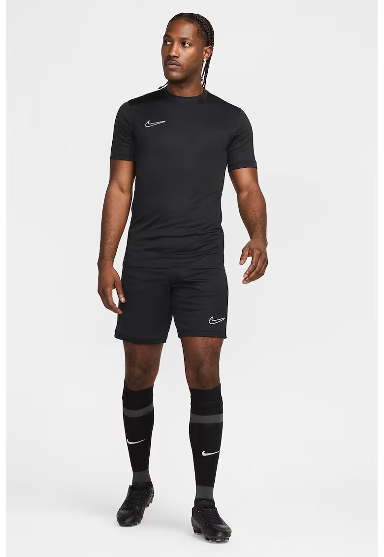 Nike Tricou slim-fit pentru fotbal - Alb/Negru stins