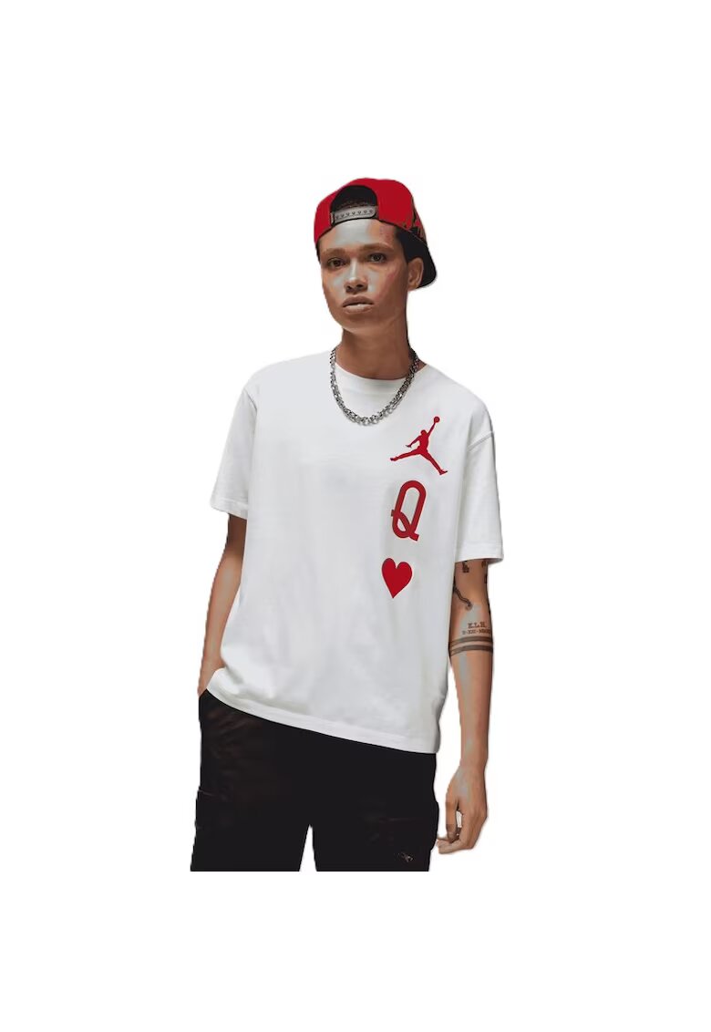Nike Tricou W J FLT GFX GF TEE-DQ4471-100