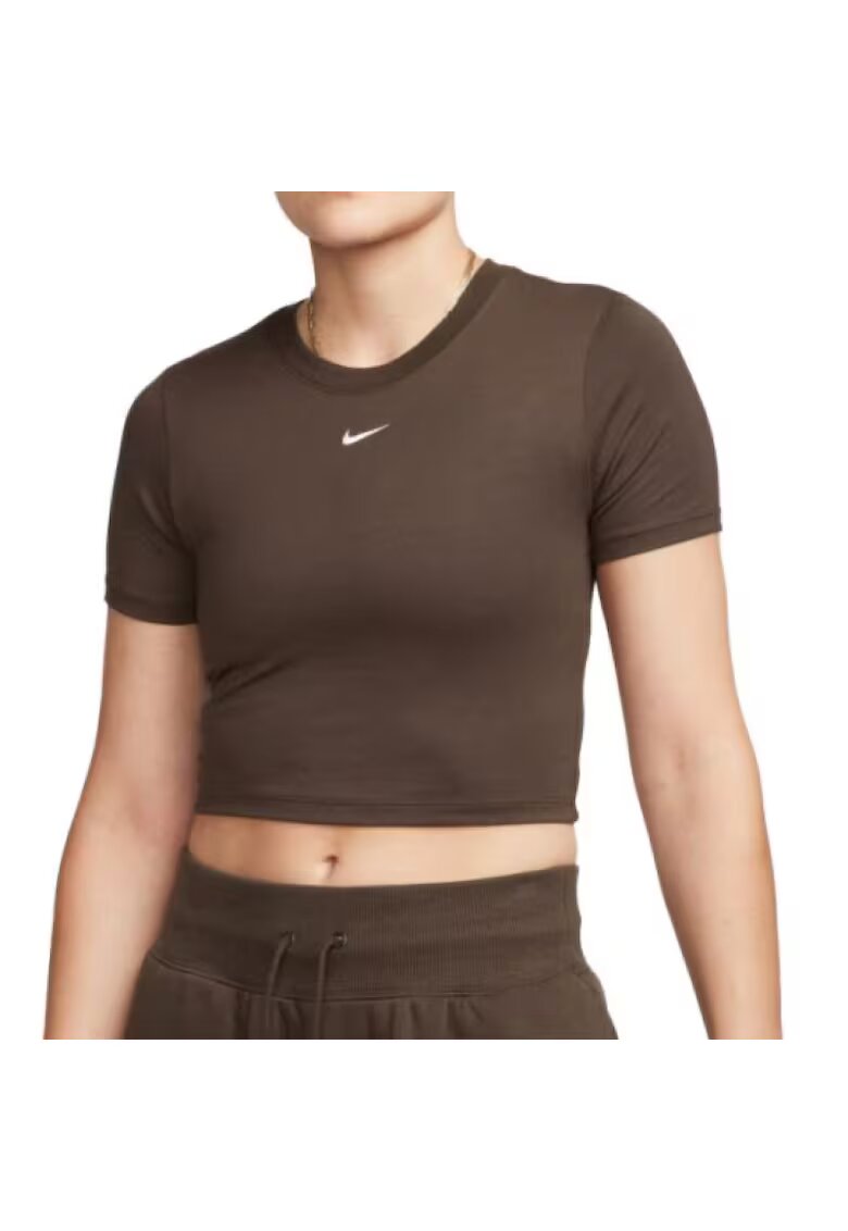 Nike Tricou W NSW TEE ESSNTL SLIM CRP LBR - FB2873-237 - Femei - Maro - Maro