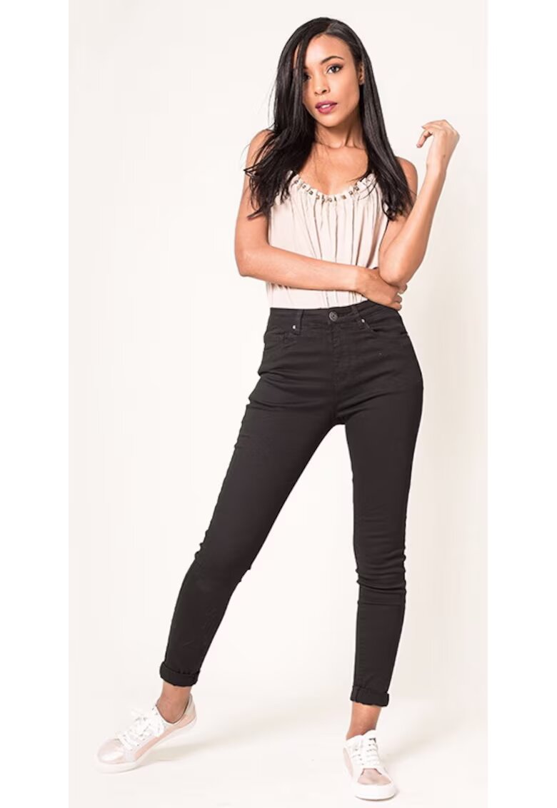 Nina Carter Blugi Dama Slim Negru P109-1 M8 16770 - Negru