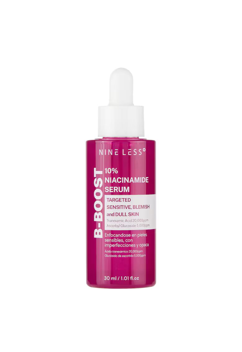 NINE LESS B-Boost 10% Niacinamide Ser de fata ultra hidratant si reparator 30 ml
