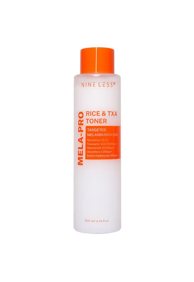 NINE LESS Mela-Pro Rice & TXA Toner de fata anti hiperpigmentare 200 ml