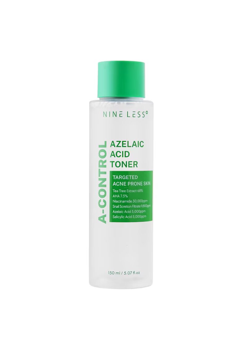 NINE LESS Toner cu acid azelaic A-Control - 150 ml - toner pentru ten predispus la acnee